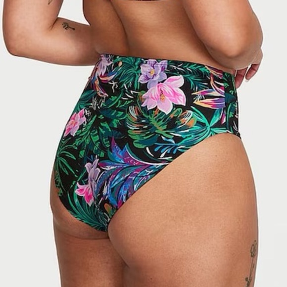 New! Victoria's Secret Black Palm Bikini Set 45580 - Picture 6 of 15